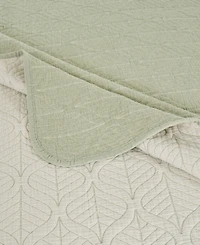 Greenland Home Fashions Harper Reversible -Piece Coverlet Set