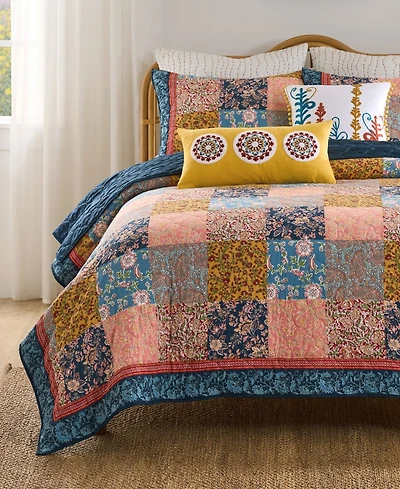 Greenland Home Fashions Tangier Reversible 2-Piece Quilt Set, Twin