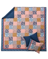 Greenland Home Fashions Tangier Reversible 3-Piece Quilt Set