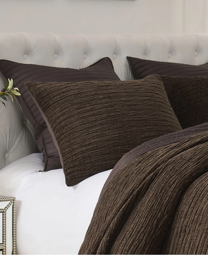Greenland Home Fashions Velvet Crush Lightweight Pillow Sham