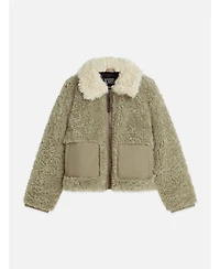 Scotch & Soda Women's Faux Fur Short Jacket