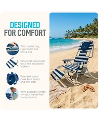 Ostrich The Backpack 3N1 Portable Chair Cooler Bag and Reclining Lounger