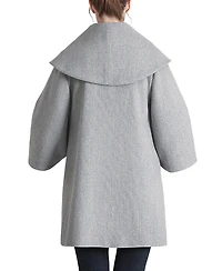 kimi + kai Maternity Aanya A-Line Wool-Blend Removable Bib Coat