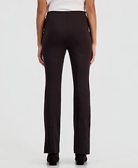 Bar Iii Women's Pull-on Flare Mid-Rise Pants, Macy's Exclusive