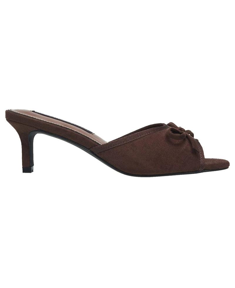 French Connection Women's Dotty Faux Suede Heel