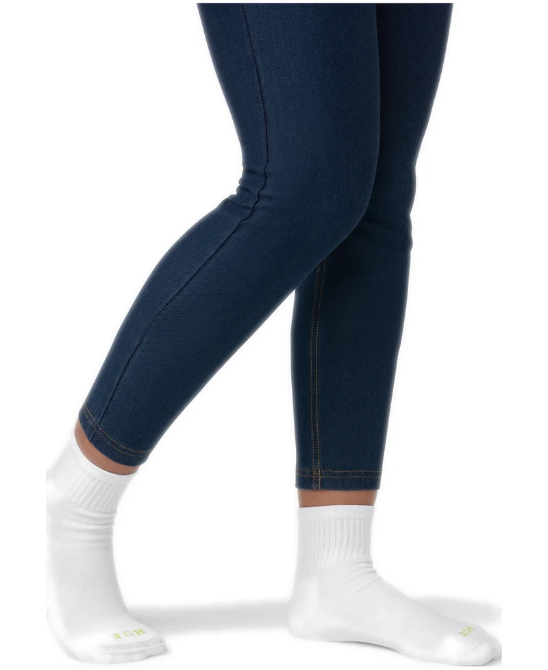 Hue Women's Mini Crew 6 Pack Socks U10227