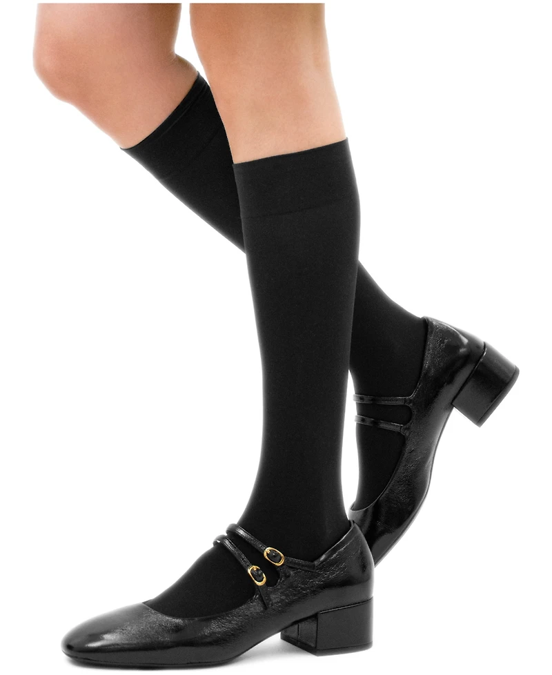 Hue Women's 3-Pk. Soft Opaque Knee-High Socks