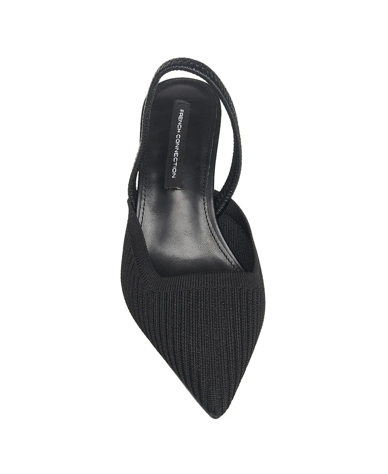 French Connection Women's Bobo Slingback Kitten Heel