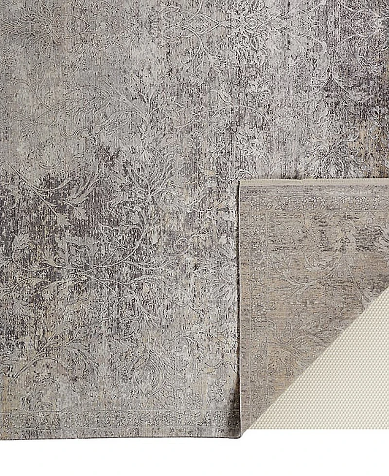 Feizy Sarrant R3964 Brown 2'8" x 12' Runner Rug