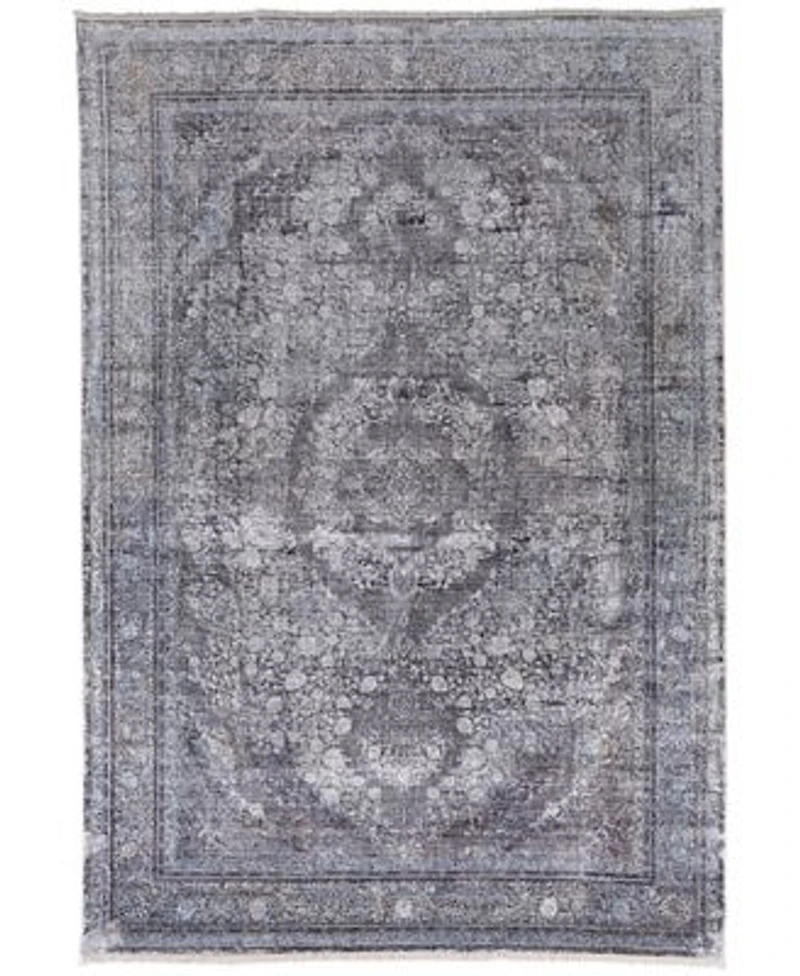 Simply Woven Michaela R3967 Charcoal Area Rug