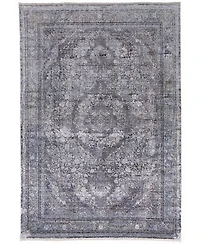Simply Woven Michaela R3967 Charcoal Area Rug