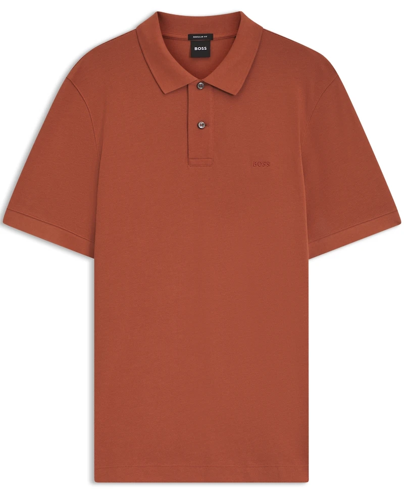 Boss by Hugo Men's Cotton Pique Pallas Logo Polo Shirt