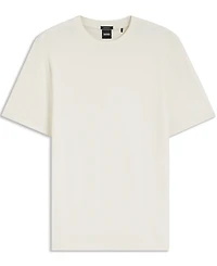 Boss by Hugo Boss Men's Cotton Regular-Fit Geometric-Jacquard T-Shirt