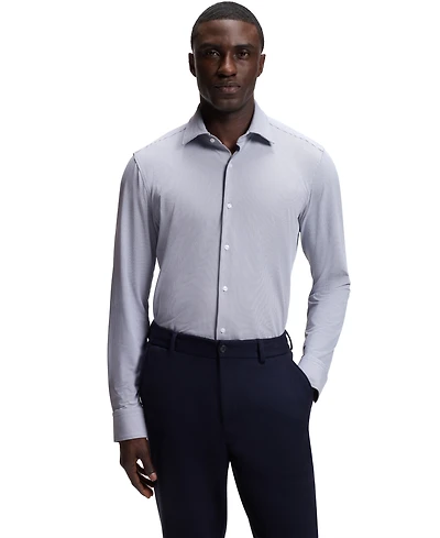Boss by Hugo Men's Stretch Jersey Regular-Fit Dress Shirt