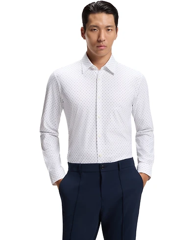 Boss by Hugo Men's Stretch Jersey Slim-Fit Dress Shirt