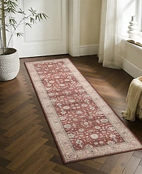 Mink Home Homewell Machine Washable HAM4008 2'x6'11" Runner Area Rug