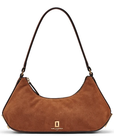 Karl Lagerfeld Paris Arielle Leather Medium Shoulder Handbag
