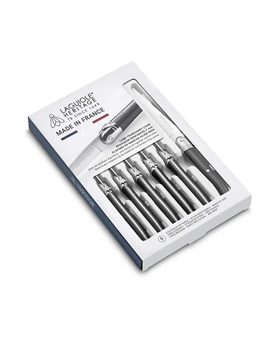 Laguiole Heritage Stainless Steel 6-Piece Steak Knife Set