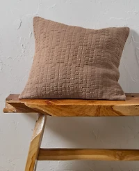 Oake Chunky Basketweave Macy's Exclusive Oeko-Tex Standard 100 Certified Decorative Pillow, 18" x
