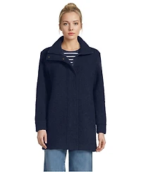 Lands' End Women's Boucle Fleece Coat