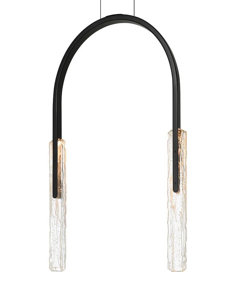Cwi Lighting Curva 22" Metal Chandelier
