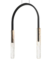 Cwi Lighting Curva 22" Metal Chandelier