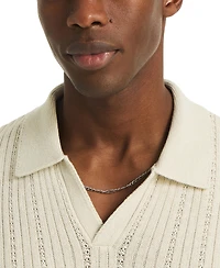 Nautica Men's Textured Short-Sleeve Polo Shirt