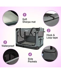 Ashfield and Harkness: 30" Soft Collapsible Dog Crate