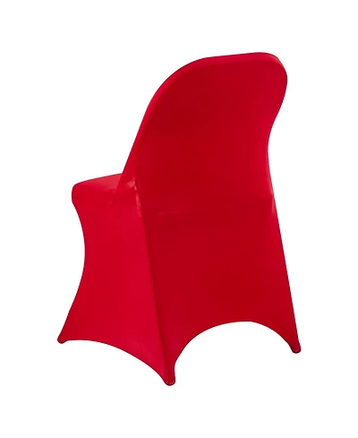 Sugift 50 Pieces Polyester Spandex Stretch Chair Covers Flat-Front Slipcovers Fits 17.72 x 18.11 x 30.31