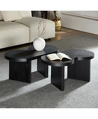 Flynama 31.49" Butterfly Shaped Mdf Coffee Table