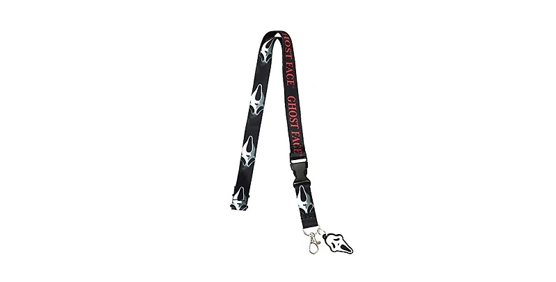 Scream Ghostface Lanyard with Clear Id Sleeve
