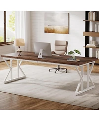 Tribesigns 78.74" Industrial Executive Desk