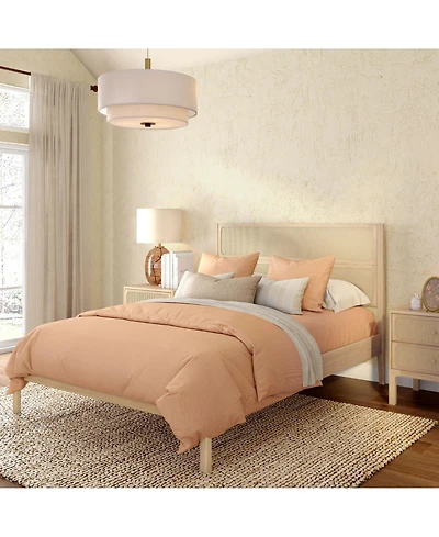Plank+Beam Elio Rattan Queen Bed