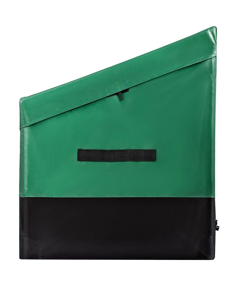 Slickblue Outdoor Storage Box 100 Gallon with Pe Tarpaulin Cover and Frame