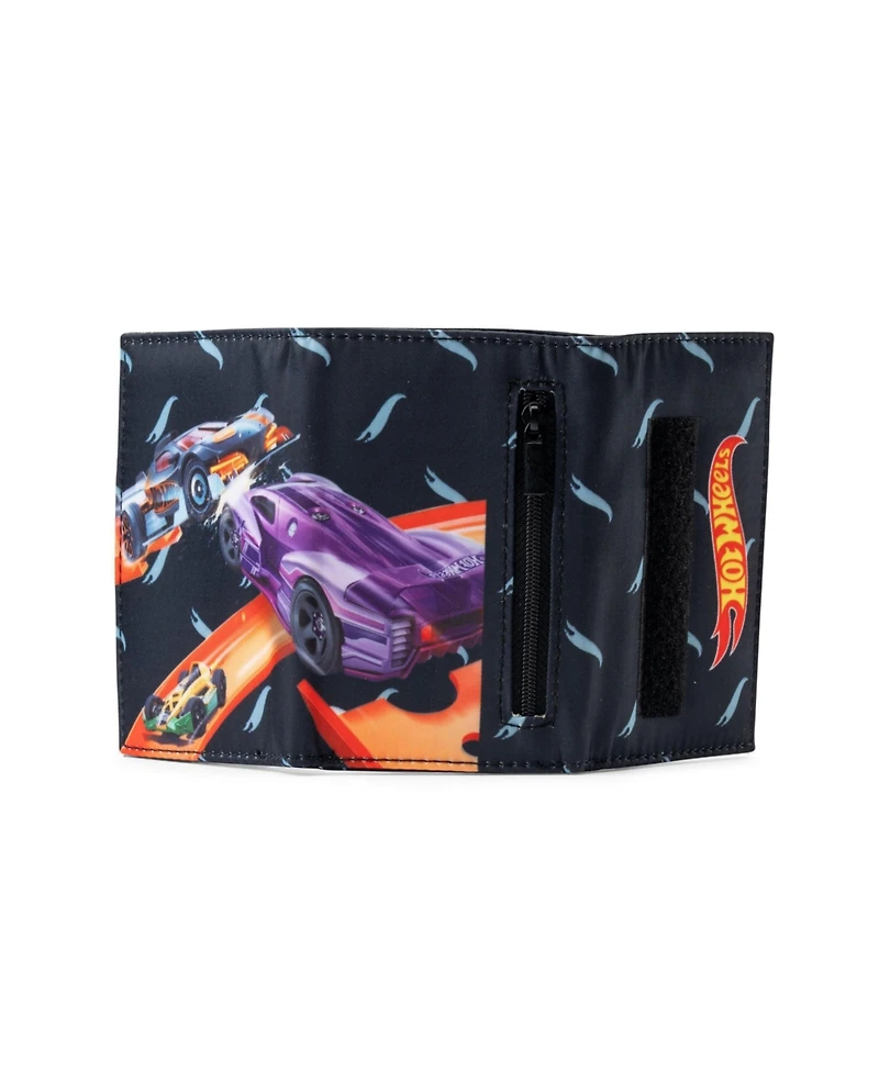 Hot Wheels Off the Track Kids Tri-Fold Wallet