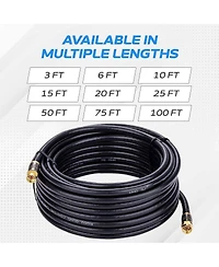Lofree Quad-Shield RG6 Coaxial Cable 100 ft.