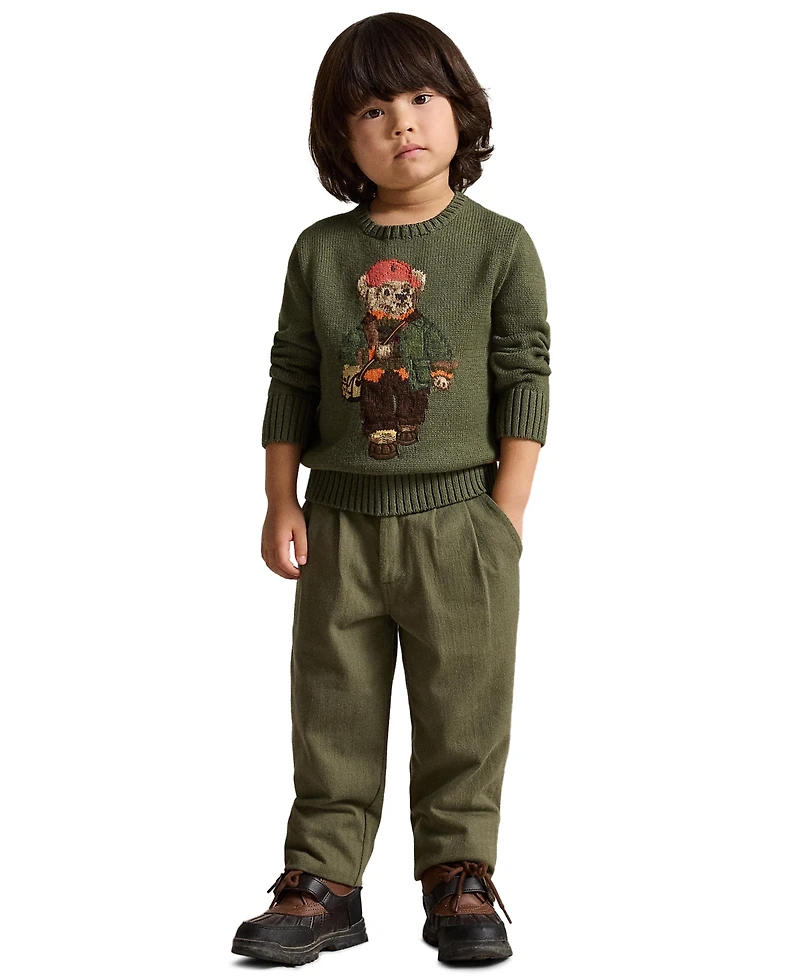Polo Ralph Lauren Boys' 2T-7 Bear Sweater