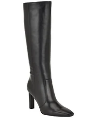 Guess Womens Hartin Tall Block Heel Boot Regular Wide Calf