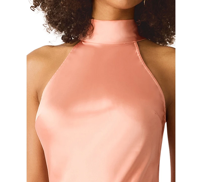 Steve Madden Women's Lara Satin Maxi Dress