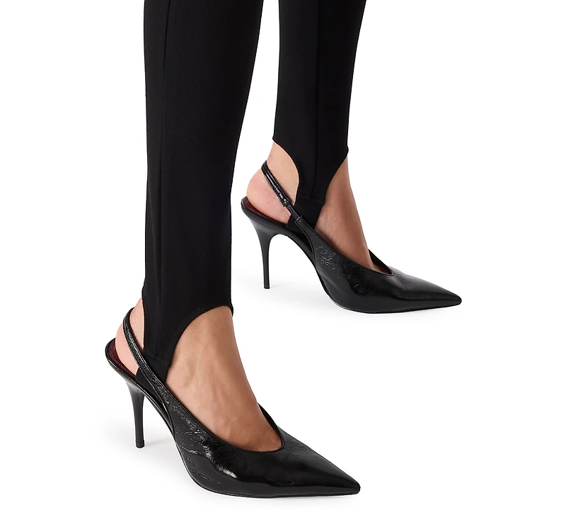 Steve Madden Women's Sandrine High-Waist Stirrup Pull-On Leggings