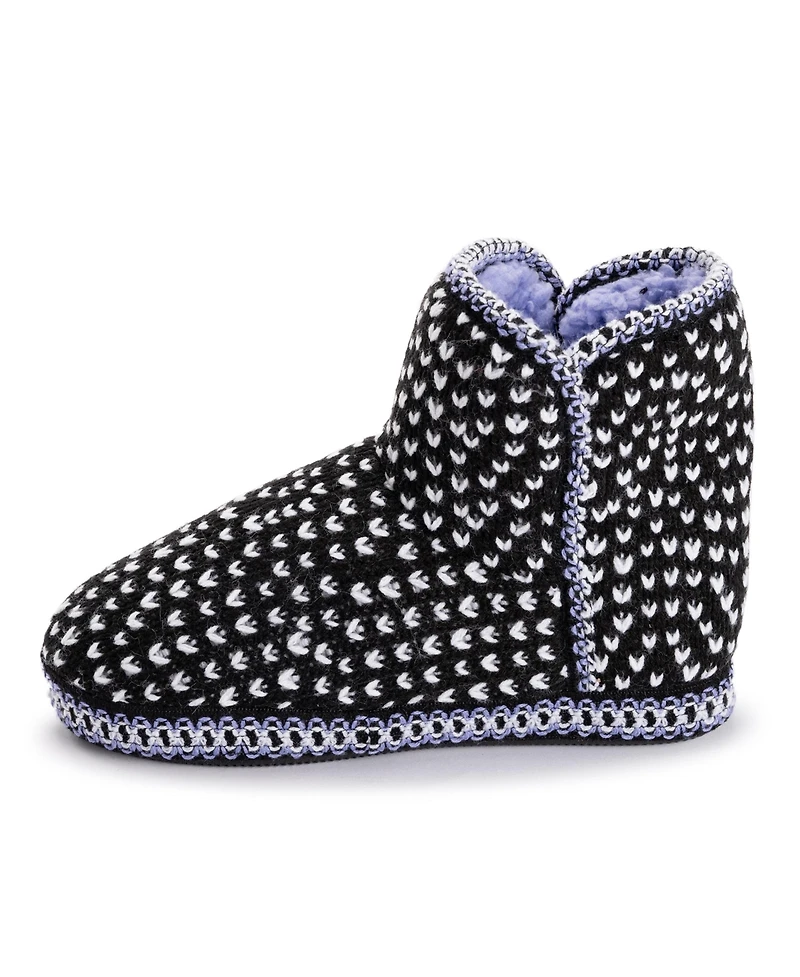 Muk Luks Women's Leigh Bootie Slippers