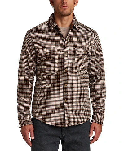Weatherproof Vintage Men's Knit Check Shirt Jacket