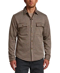Weatherproof Vintage Men's Knit Check Shirt Jacket