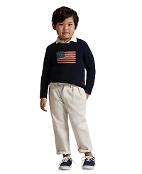 Polo Ralph Lauren Toddler and Little Boys The Iconic Flag Sweater