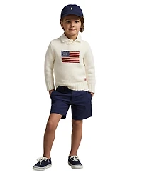 Polo Ralph Lauren Toddler and Little Boys Straight Fit Stretch Twill Short