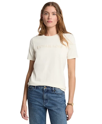Michael Kors Women's Classic Short-Sleeve Crewneck T-Shirt
