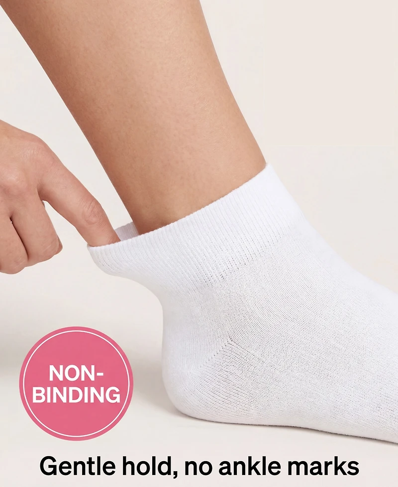 Hue Women's Quarter Top 6 Pack Socks