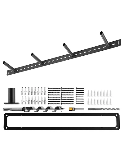 Sugift 1 Pack Hidden Floating Shelf Bracket 230 lbs 43x6.2x1.5 in Heavy Duty Wall Mount Support
