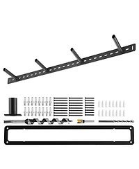 Sugift 1 Pack Hidden Floating Shelf Bracket 230 lbs 43x6.2x1.5 in Heavy Duty Wall Mount Support
