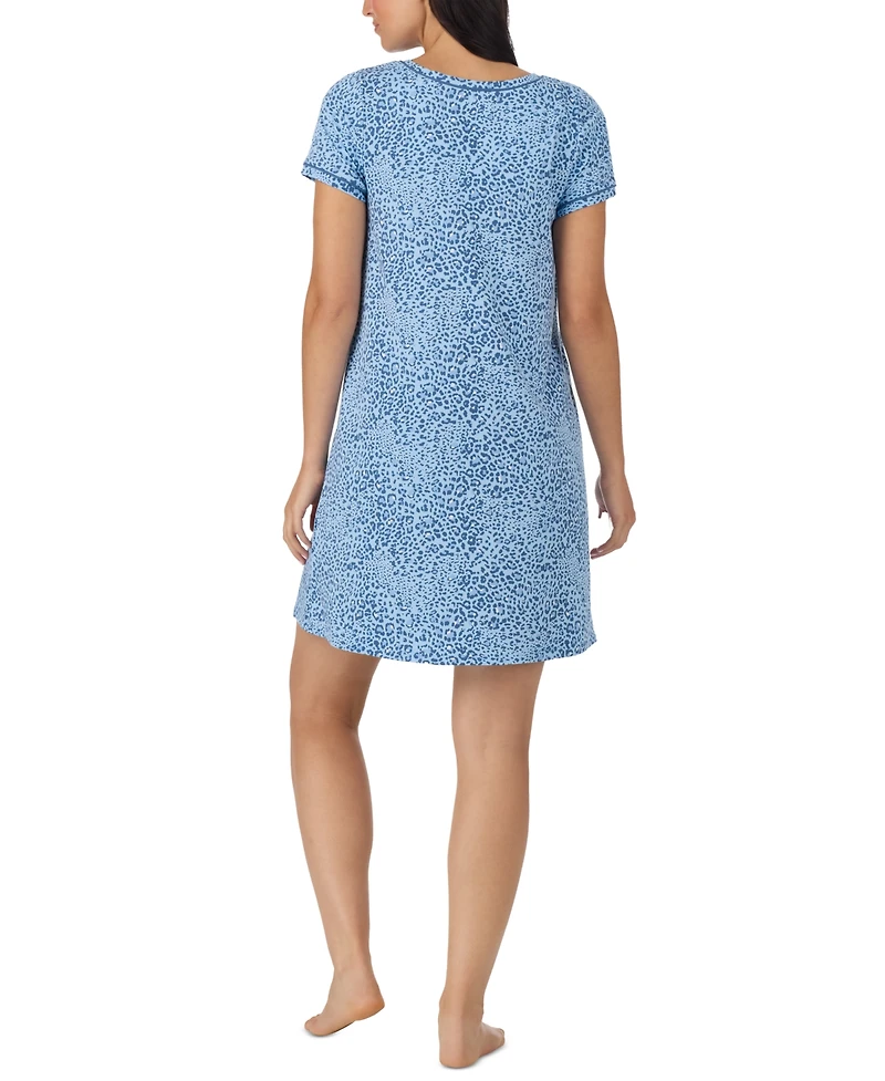 Cuddl Duds Elbow-Length Moisture Wicking Sleep T-Shirt